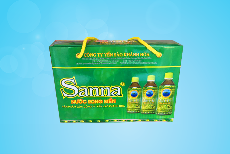 Nước rong biển Sanna, hộp 4 chai - SARH4