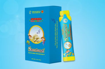 Tinh chất Yến sào Khánh Hòa Sanvinest dành cho trẻ em hộp quà tặng 10 túi 20ml - TC501H10