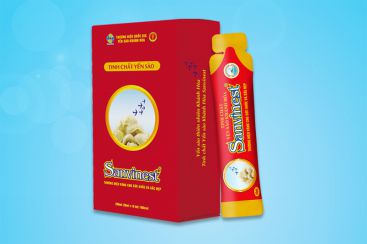 Tinh chất Yến sào Khánh Hòa Sanvinest dành cho mọi lứa tuổi hộp 10 túi 20ml - TC503H10