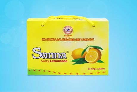 Nước chanh muối Sanna, hộp 4 chai - CMH4C
