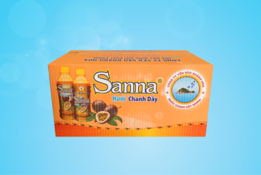 Nước chanh dây Sanna, thùng 24 chai - CD24