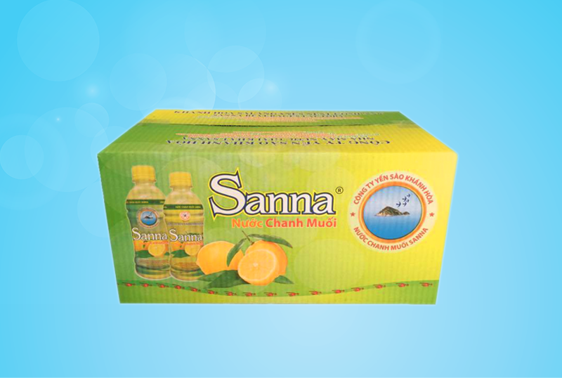 Nước chanh muối Sanna, thùng 24 chai - CM24
